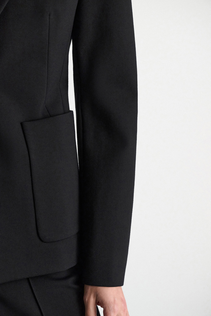 Dorothee Schumacher Einreihiger Punto Milano Blazer pure black