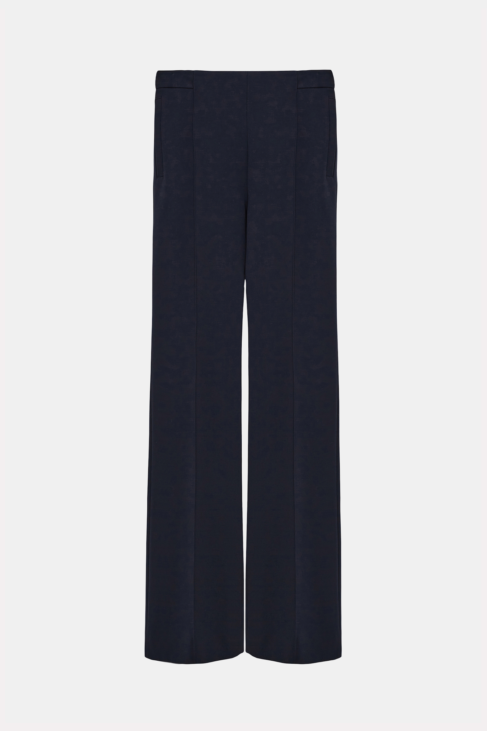 Dorothee Schumacher FLARED PANTS IN PUNTO MILANO dark navy