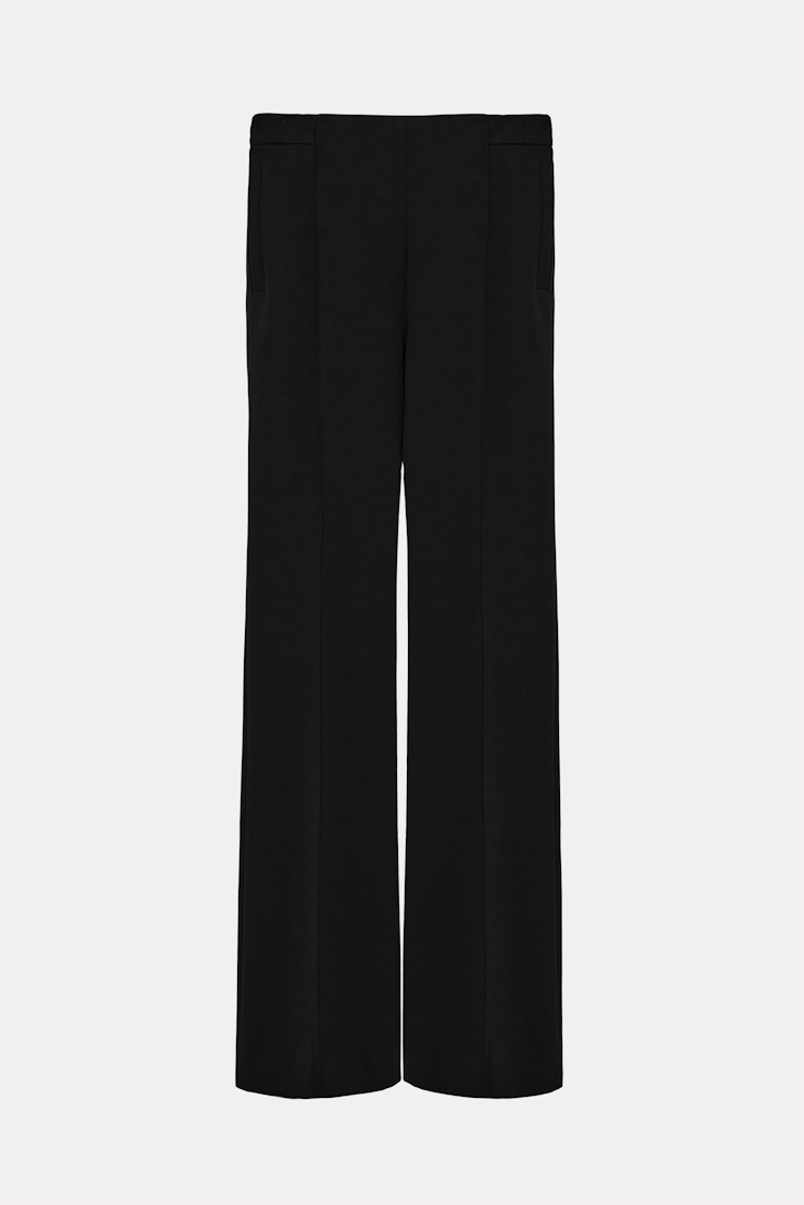 Dorothee Schumacher Punto Milano Hose mit Kickflare pure black