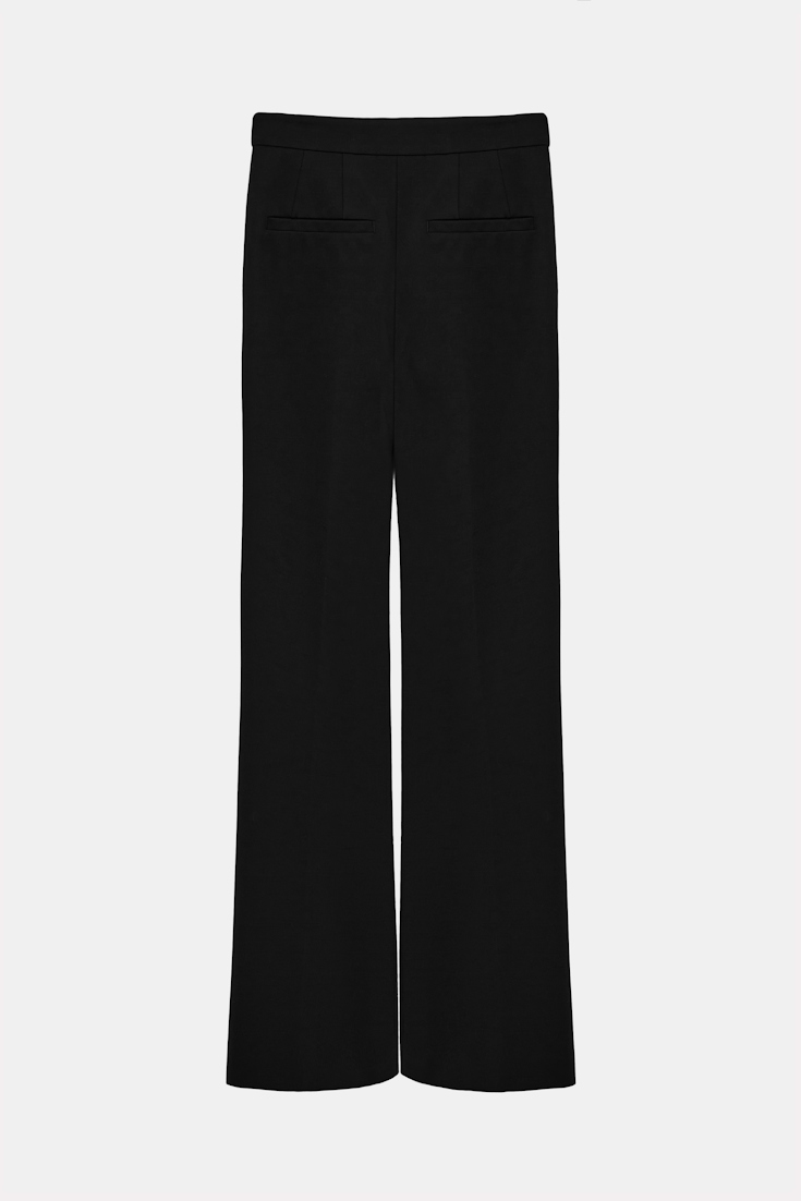 Dorothee Schumacher Punto Milano Hose mit Kickflare pure black