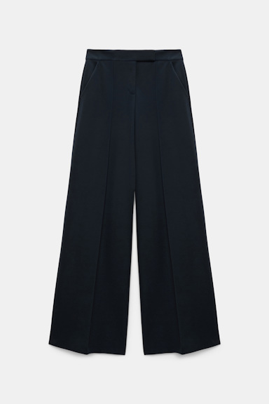 Dorothee Schumacher Wide leg pants in Punto Milano dark navy