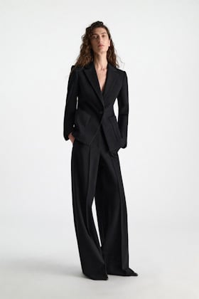 Dorothee Schumacher Wide leg pants in Punto Milano pure black