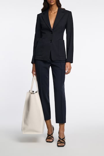 Dorothee Schumacher Punto Milano Jersey Blazer dark navy