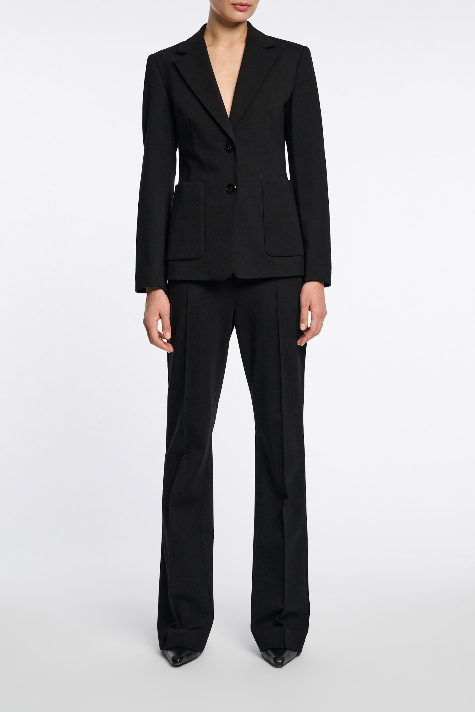 Dorothee Schumacher Punto Milano Jersey Blazer pure black