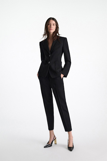 Dorothee Schumacher Blazer aus Punto Milano mit aufgesetzten Taschen pure black