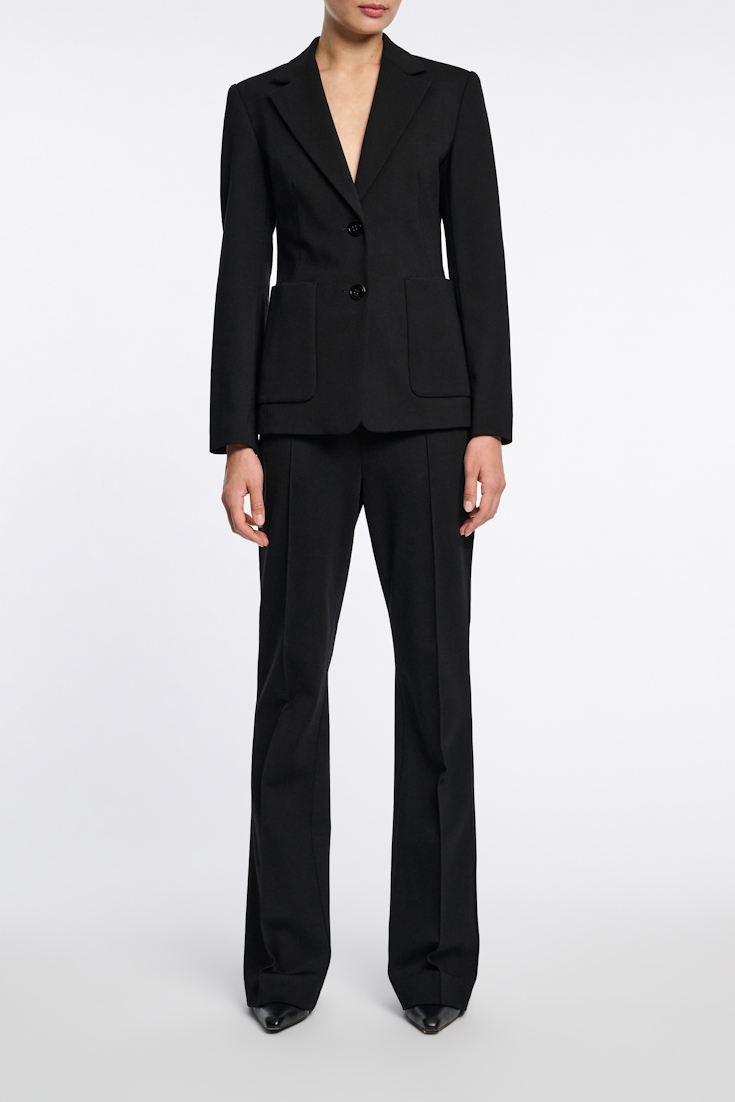 Dorothee Schumacher Punto Milano Jersey Blazer pure black