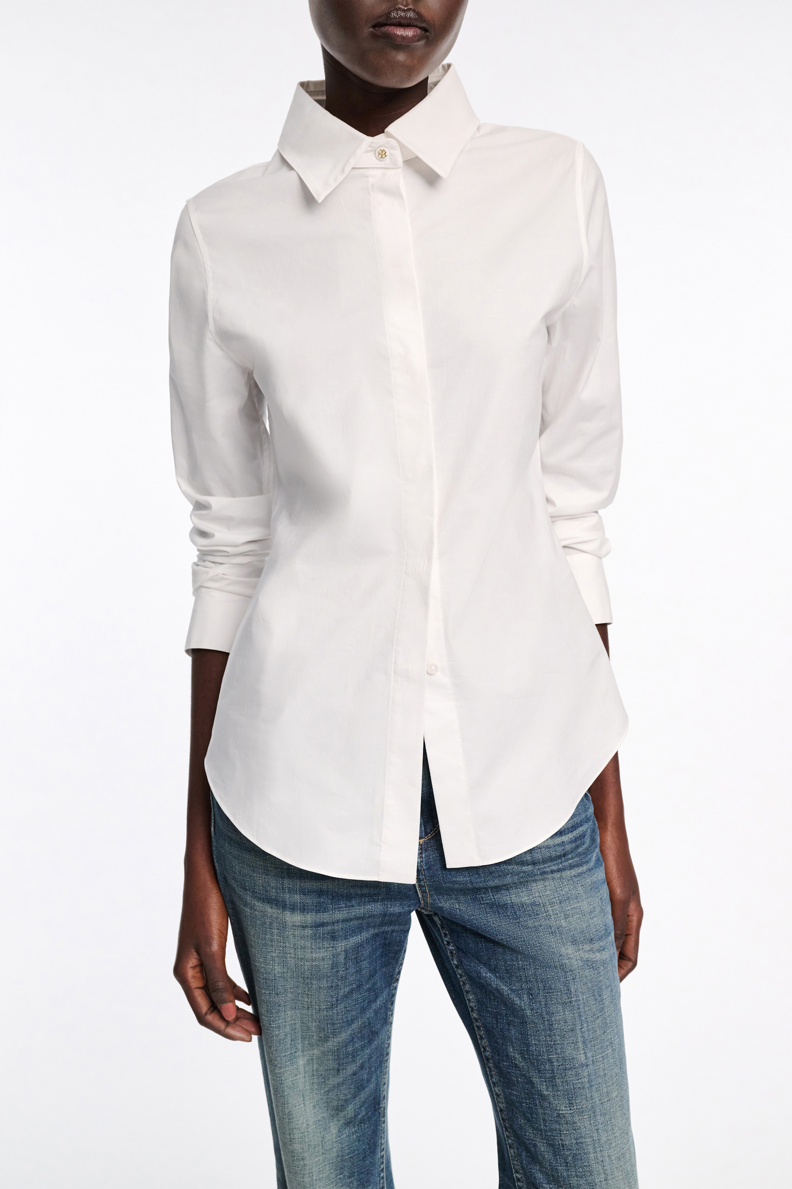 Dorothee Schumacher Cotton-poplin blouse pure white