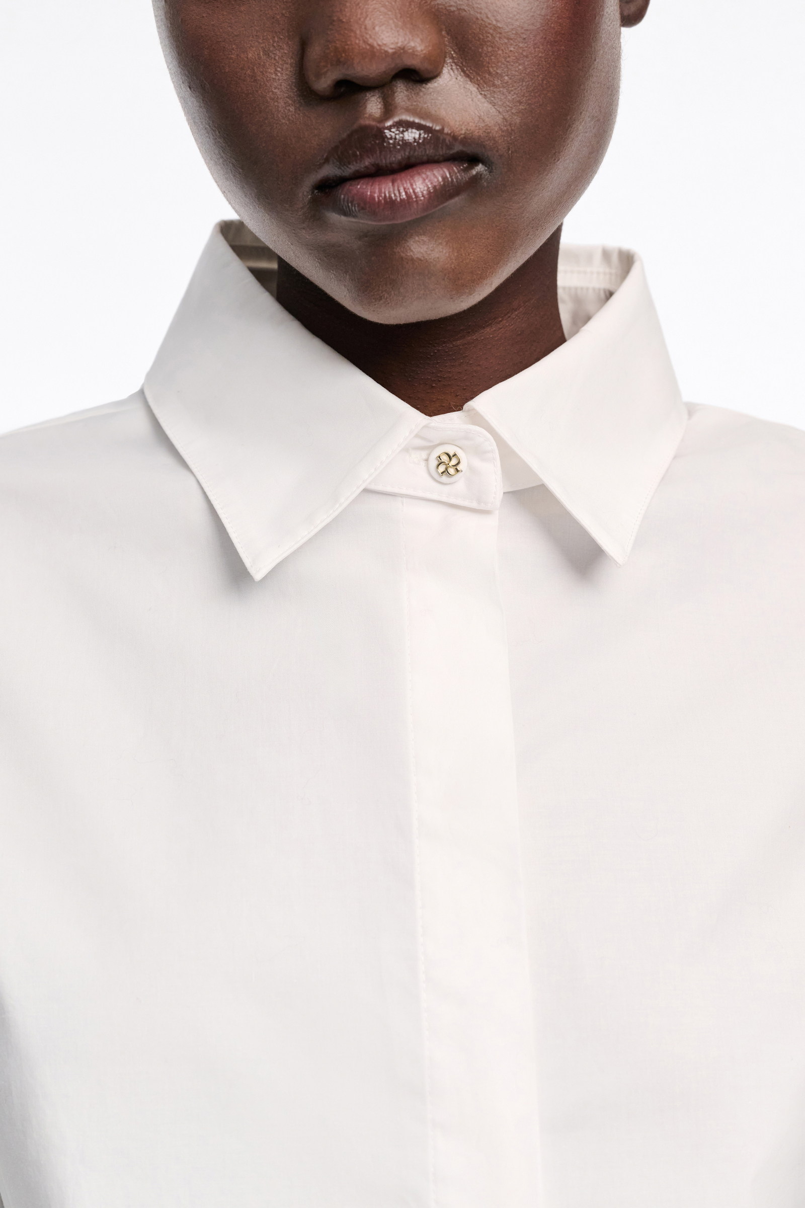 Dorothee Schumacher Cotton-poplin blouse pure white