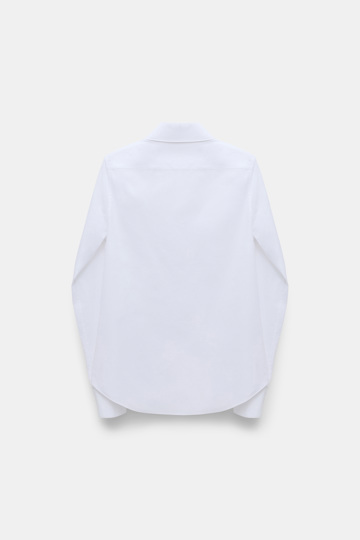 Dorothee Schumacher Baumwoll-Popeline Bluse pure white