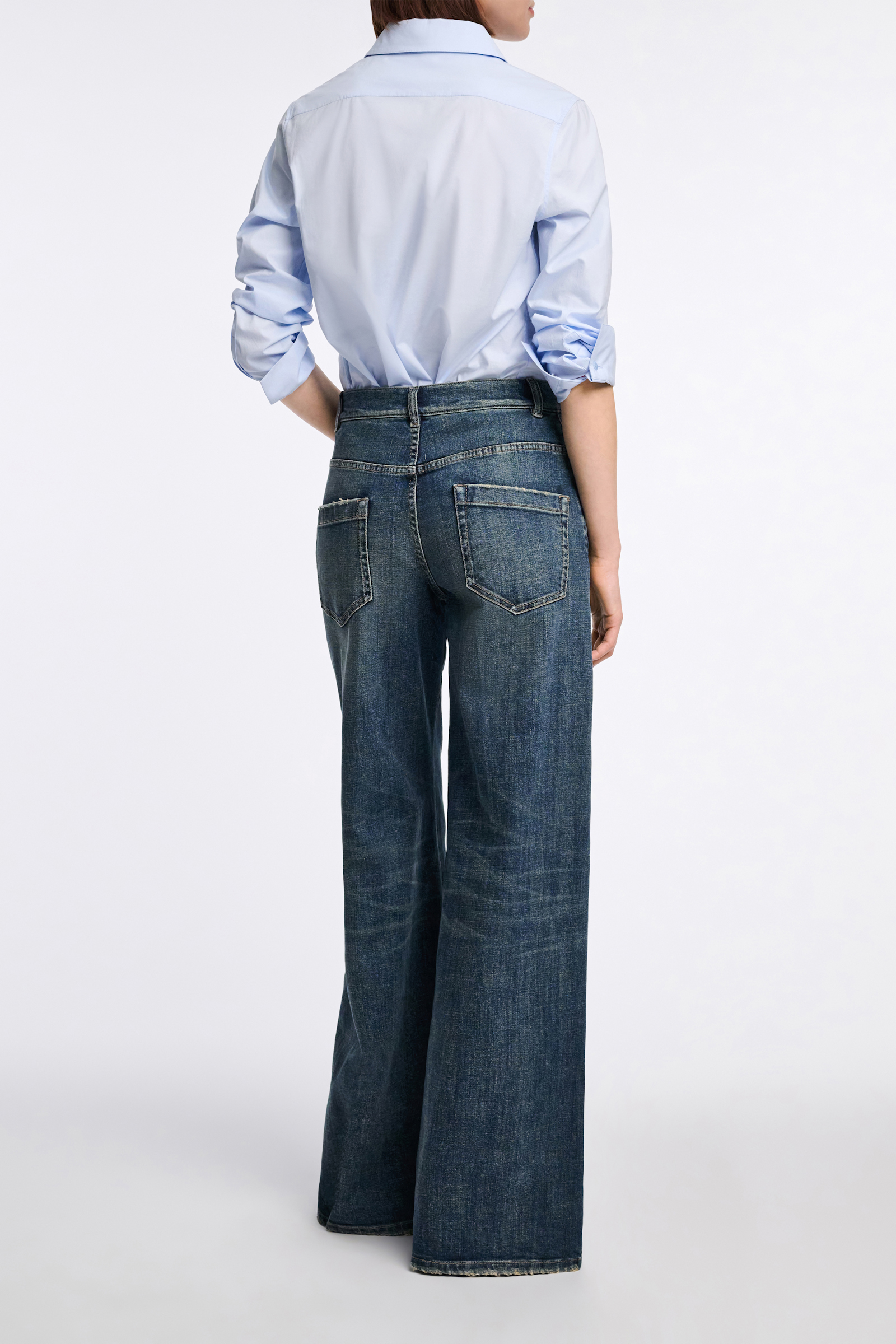 Dorothee Schumacher Cotton-poplin blouse ice sky