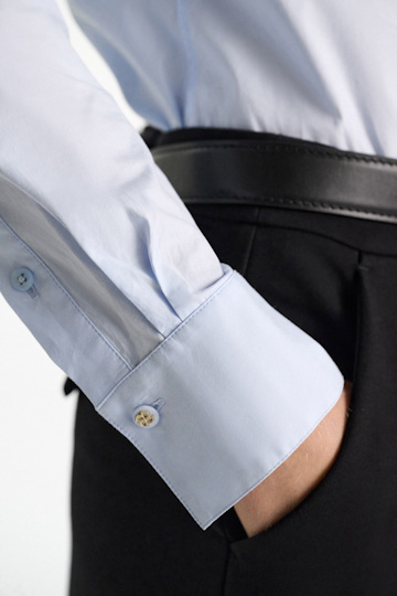 Dorothee Schumacher Baumwoll-Popeline Bluse ice sky