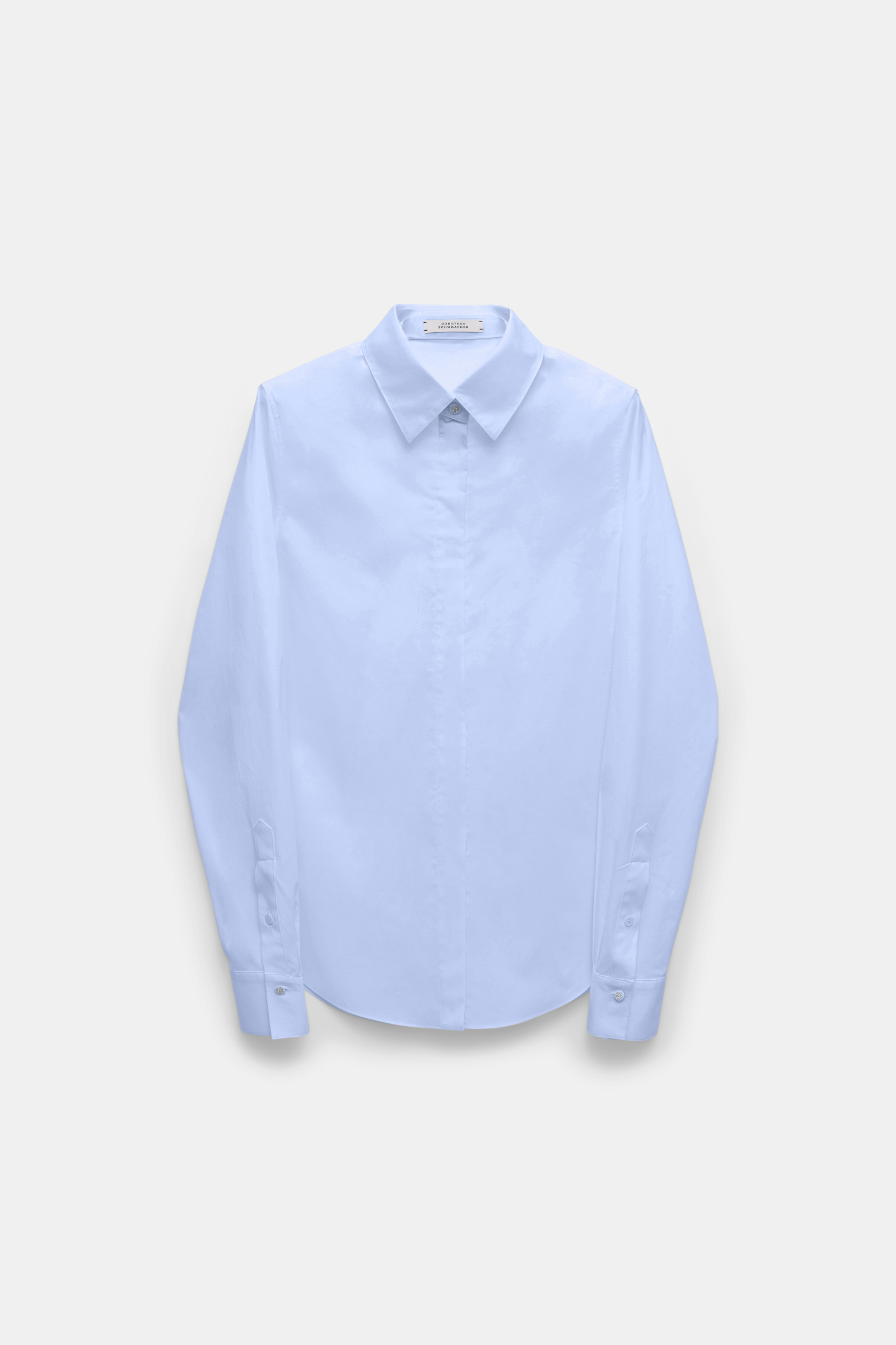 Dorothee Schumacher Cotton-poplin blouse ice sky