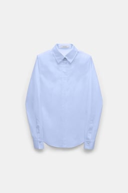 Dorothee Schumacher Cotton-poplin blouse ice sky