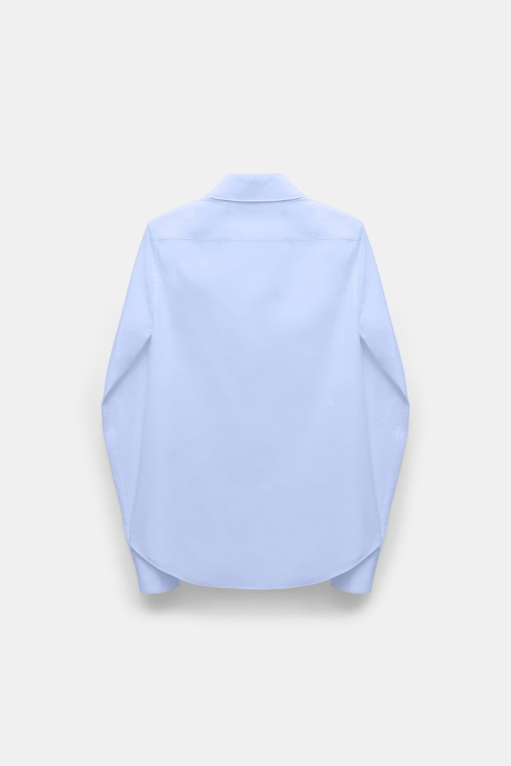 Dorothee Schumacher Cotton-poplin blouse ice sky