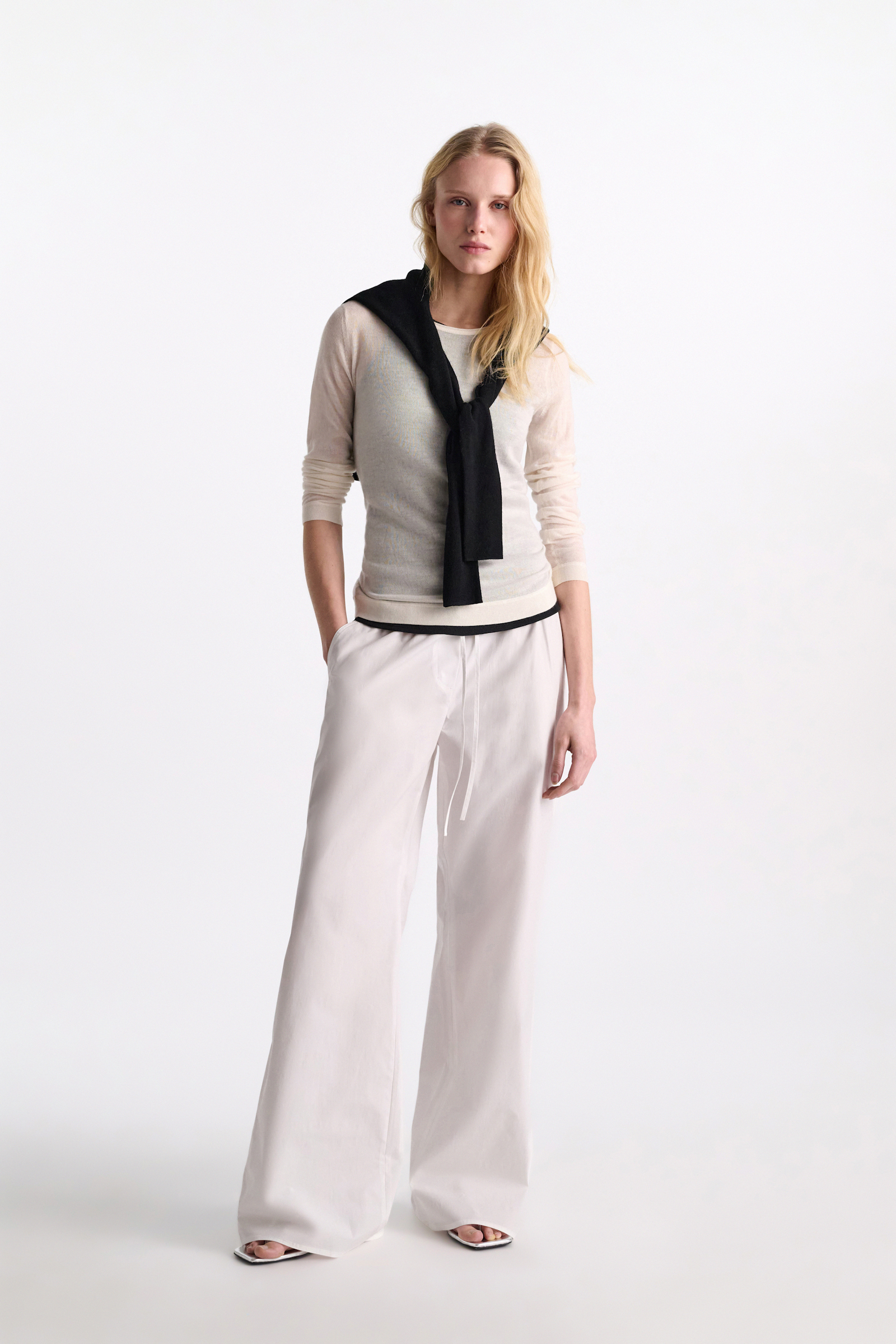 Dorothee Schumacher Cotton-poplin pants pure white