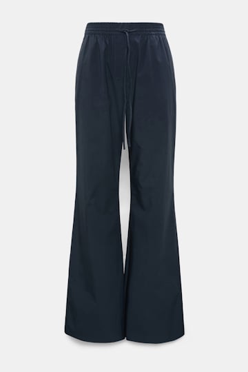 Dorothee Schumacher Cotton-poplin pants dark navy