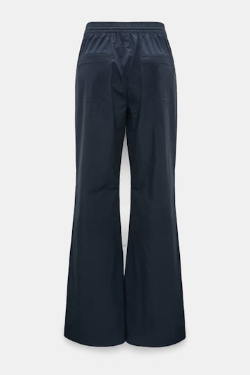 Dorothee Schumacher Hose aus Baumwoll-Popeline dark navy
