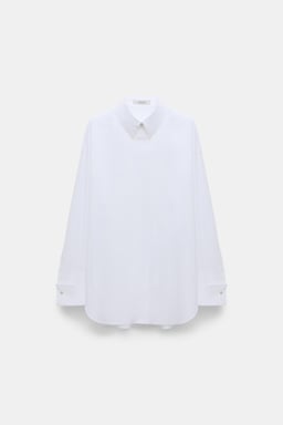 Dorothee Schumacher Oversized cotton-poplin shirt pure white