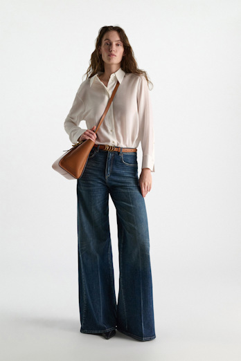 Dorothee Schumacher Silk blouse camellia white