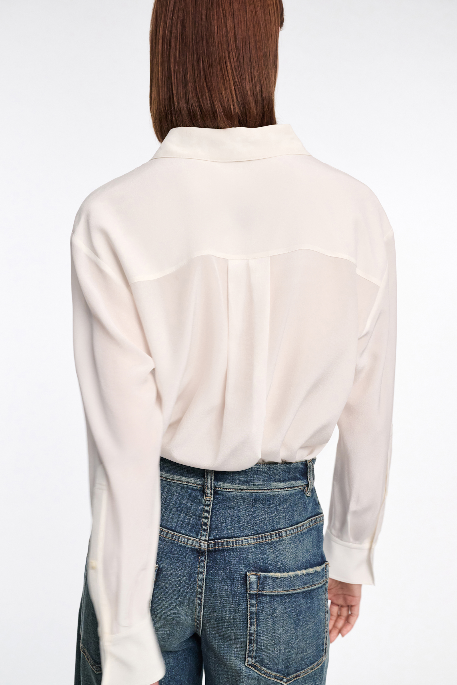 Dorothee Schumacher Silk blouse camellia white