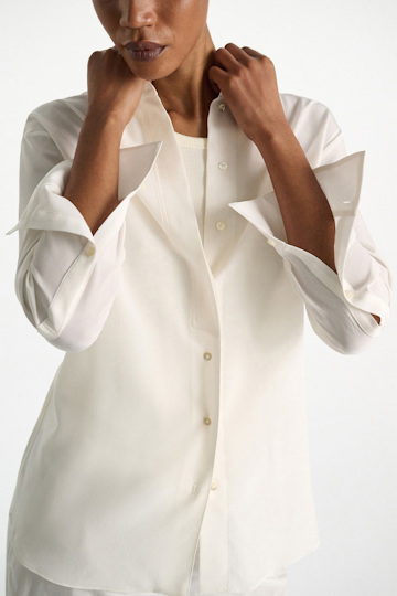 Dorothee Schumacher Seidenbluse camellia white