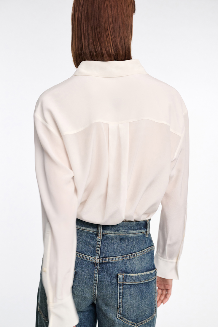 Dorothee Schumacher Silk blouse camellia white