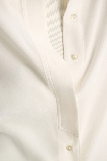 Dorothee Schumacher Seidenbluse camellia white