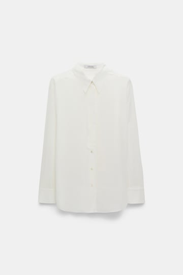 Dorothee Schumacher Seidenbluse camellia white