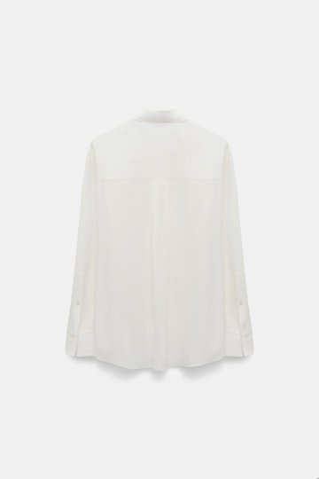 Dorothee Schumacher Seidenbluse camellia white