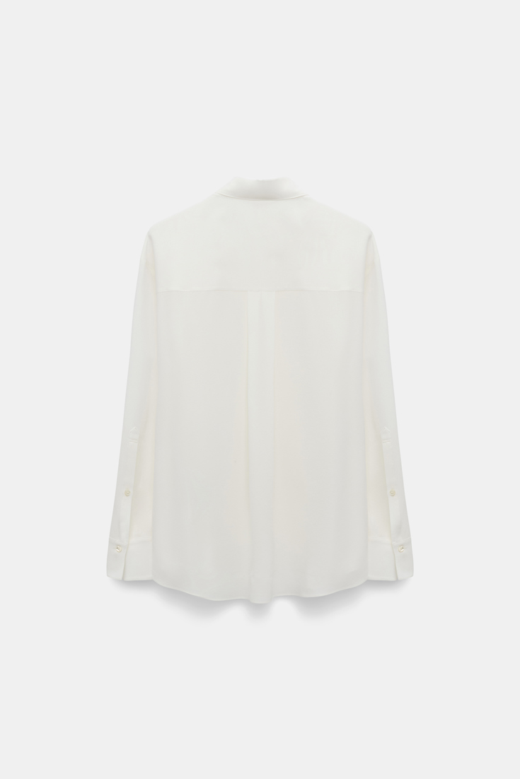 Dorothee Schumacher Silk blouse camellia white