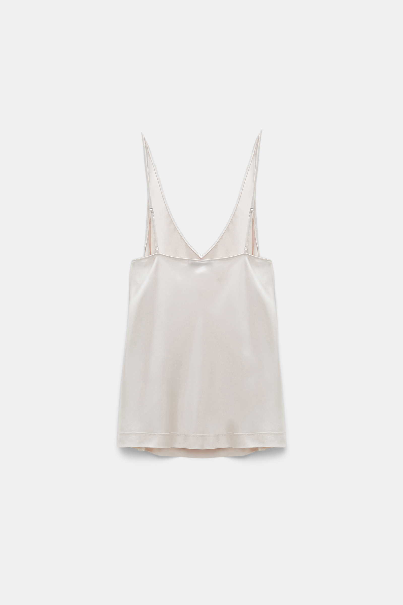 Dorothee Schumacher TOP AUS SATIN-STRETCH natural white