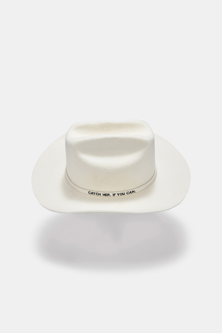 Dorothee Schumacher Felted wool hat camellia white