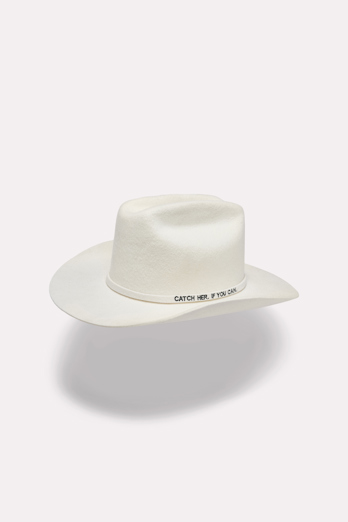 Dorothee Schumacher Felted wool hat camellia white