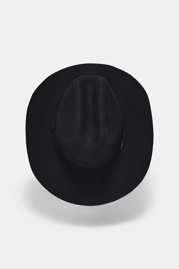 Dorothee Schumacher HUT AUS WOLLFILZ pure black