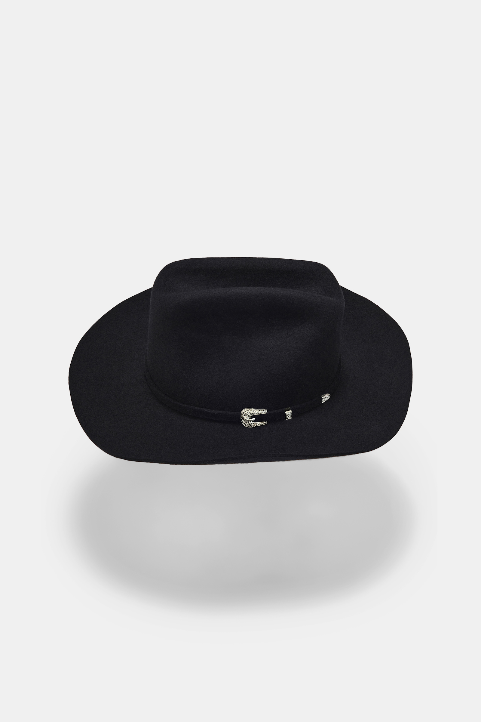 Dorothee Schumacher Felted wool hat pure black Model Detail View